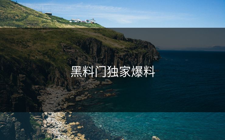 黑料门独家爆料